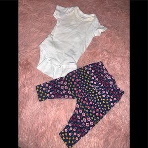 0-3 month set for baby girl.